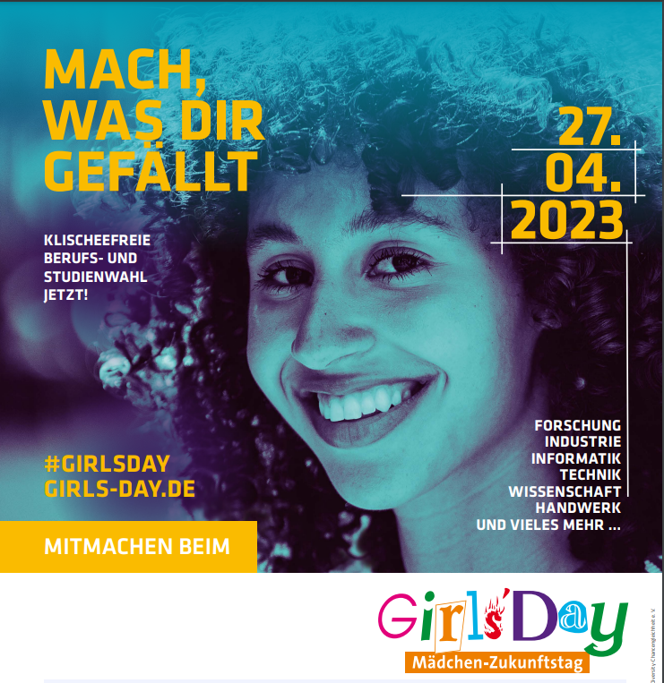 Plakat zum Girls Day 2023